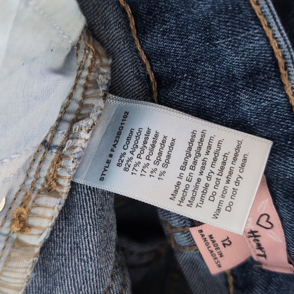 Victory Heart Girls Distressed Skinny Jeans - Picture 5 of 5